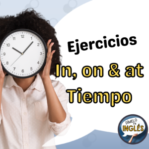 Preposiciones de tiempo at in at. cuarso de ingles gratis
